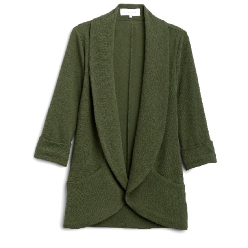 French Mauve Knit Tunic Jacket